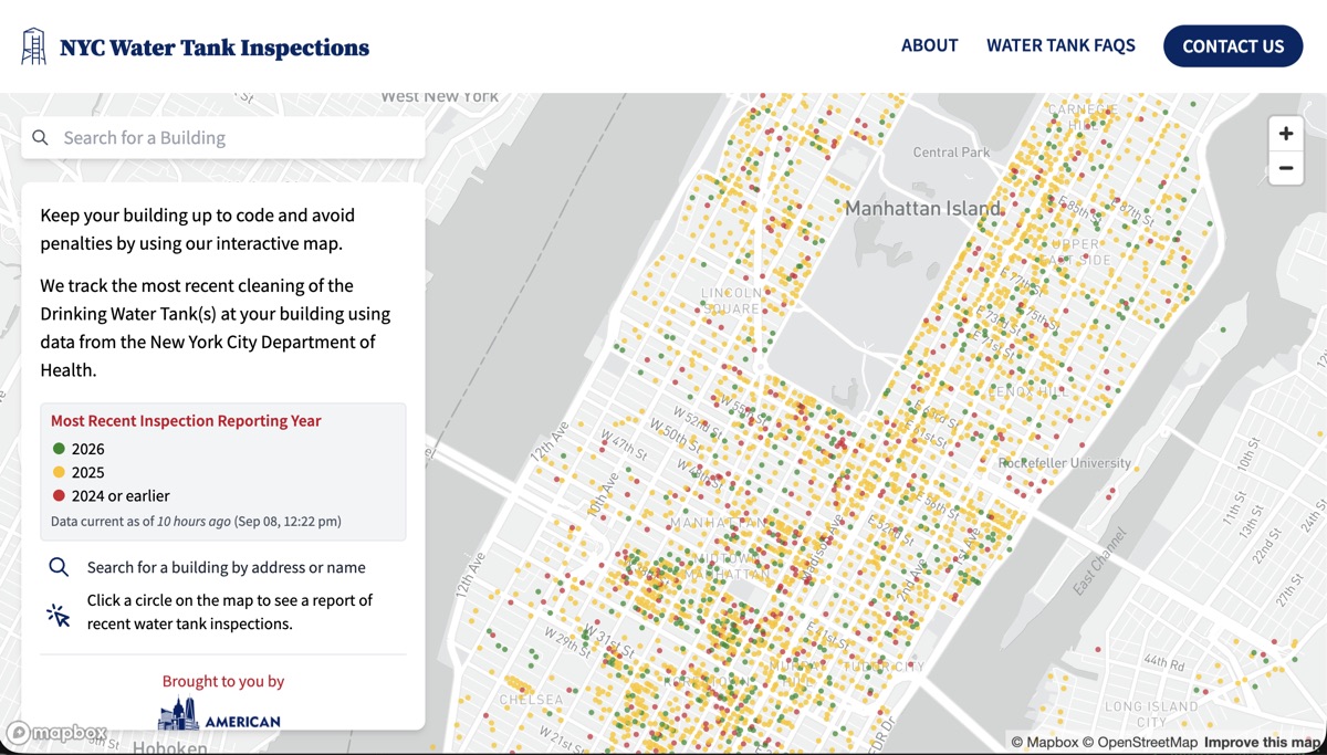 NYC Water Tank Inspections