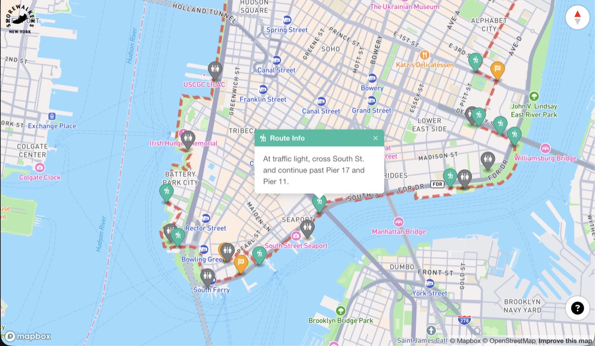 Shorewalkers Map